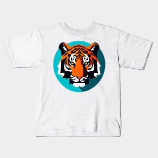 Tigre Couleurs 03 Kids T-Shirt